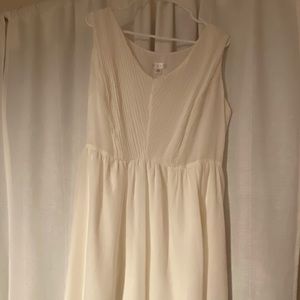 white formal dress